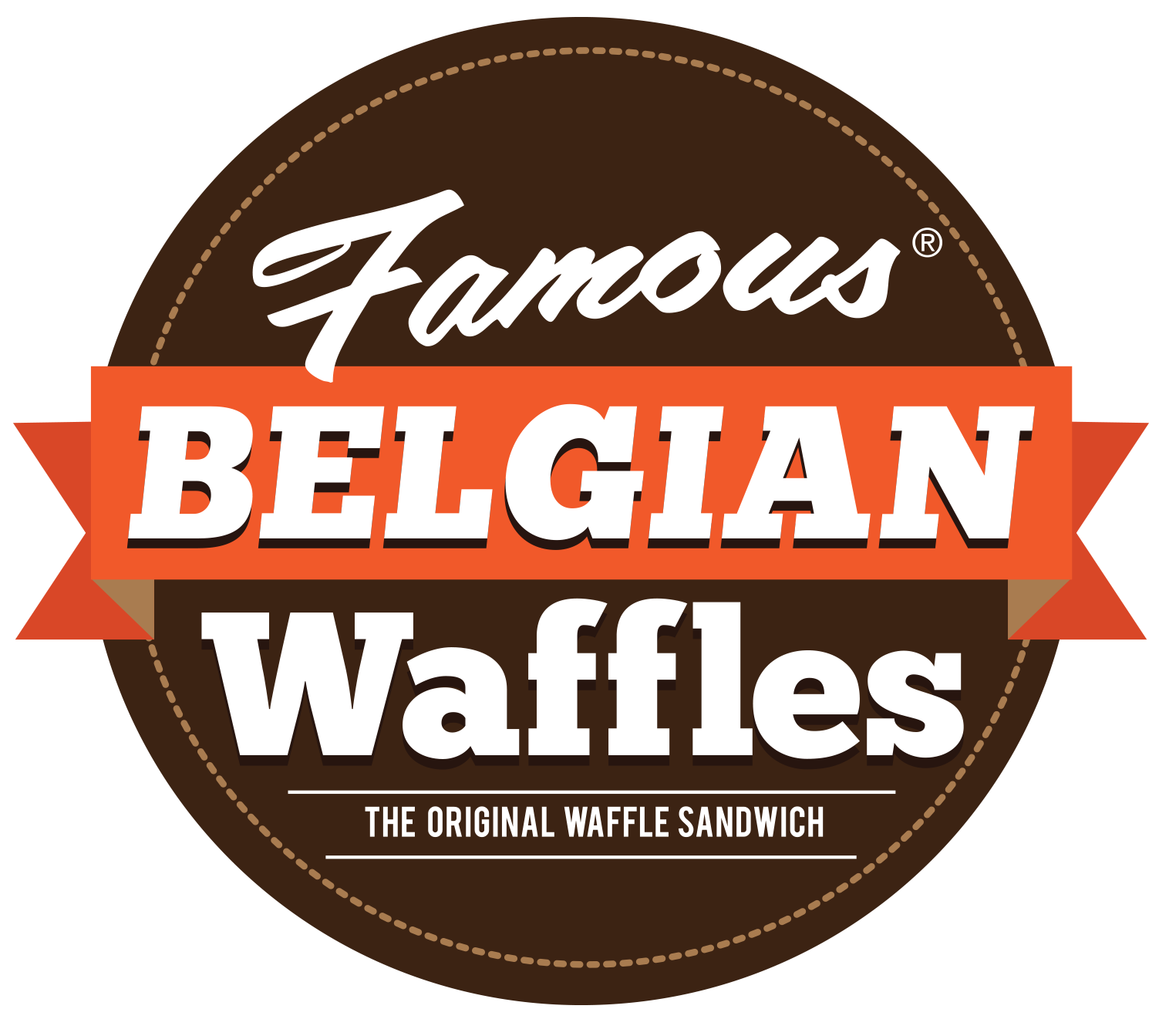 Famous Belgian Waffle Logo